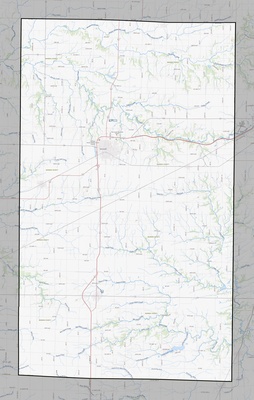 Warren County IL USGS topo map