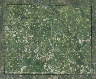 Wayne County IL USGS imagery and topo map