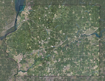 Whiteside County IL USGS imagery and topo map