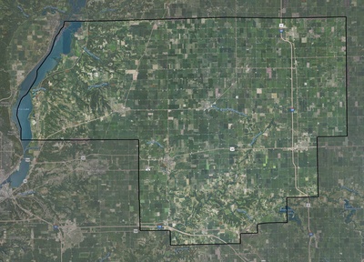 Woodford County IL USGS imagery and topo map