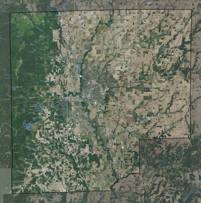 Bartholomew County IN USGS imagery and topo map