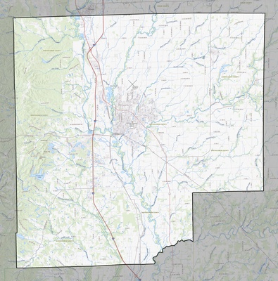 Bartholomew County IN USGS topo map