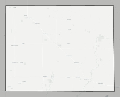 Benton County IN county basemap context
