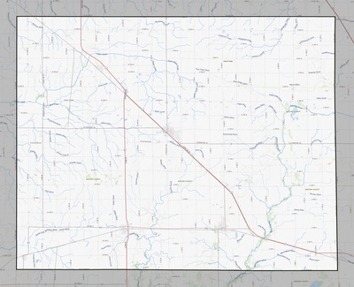Benton County IN USGS topo map
