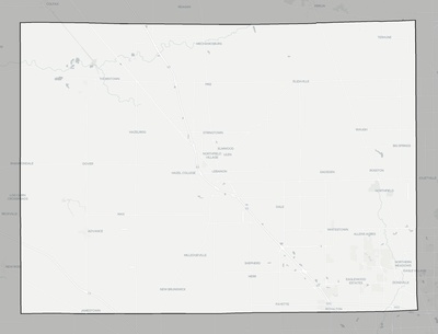 Boone County IN county basemap context