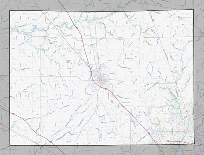 Boone County IN USGS topo map