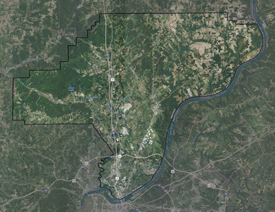 Clark County IN USGS imagery and topo map