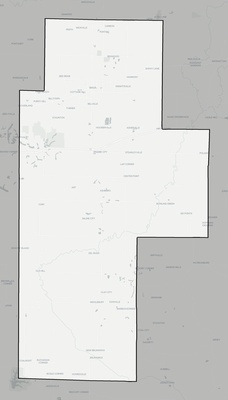 Clay County IN county basemap context