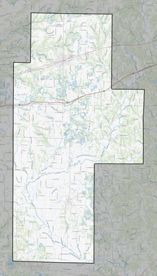 Clay County IN USGS topo map