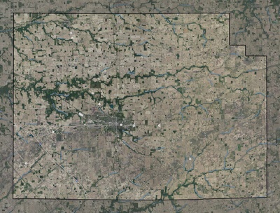 Clinton County IN USGS imagery and topo map