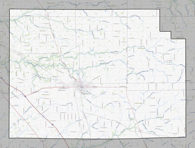 Clinton County IN USGS topo map