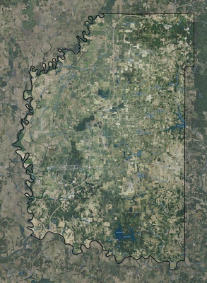 Daviess County IN USGS imagery and topo map