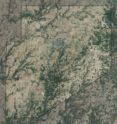Decatur County IN USGS imagery and topo map