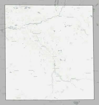 Elkhart County IN county basemap context