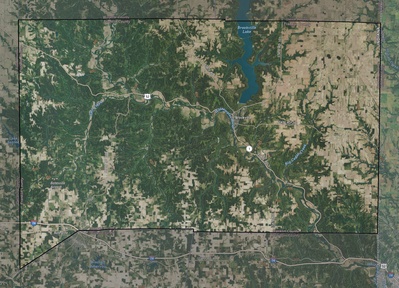 Franklin County IN USGS imagery and topo map