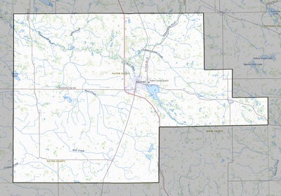 Fulton County IN USGS topo map