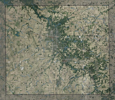Grant County IN USGS imagery and topo map