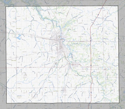 Grant County IN USGS topo map