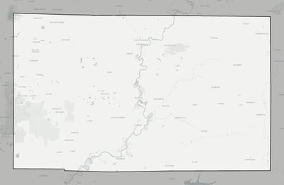 Greene County IN county basemap context