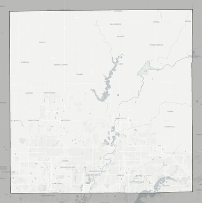 Hamilton County IN county basemap context