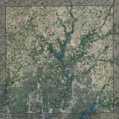 Hamilton County IN USGS imagery and topo map