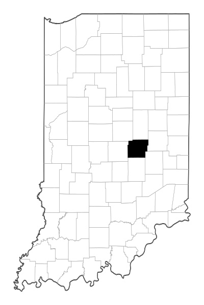 Hancock County in Indiana
