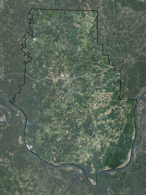 Harrison County IN USGS imagery and topo map