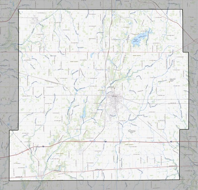 Henry County IN USGS topo map
