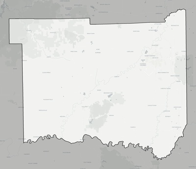 Jackson County IN county basemap context