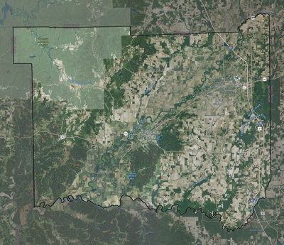 Jackson County IN USGS imagery and topo map