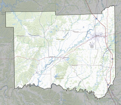 Jackson County IN USGS topo map