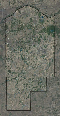 Jasper County IN USGS imagery and topo map