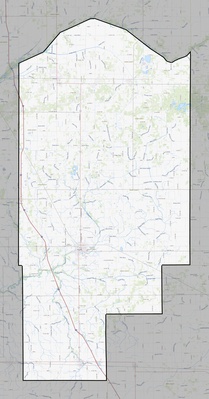 Jasper County IN USGS topo map