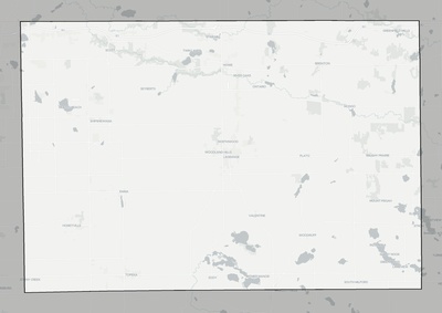 LaGrange County IN county basemap context