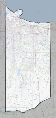Lake County IN USGS topo map