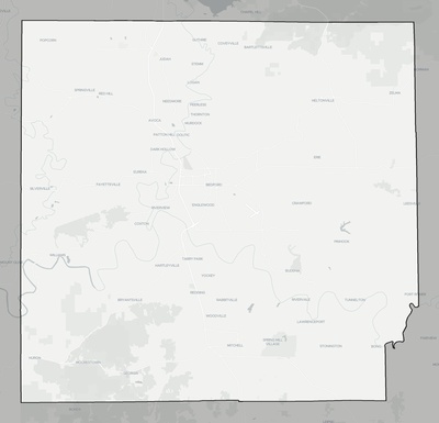 Lawrence County IN county basemap context