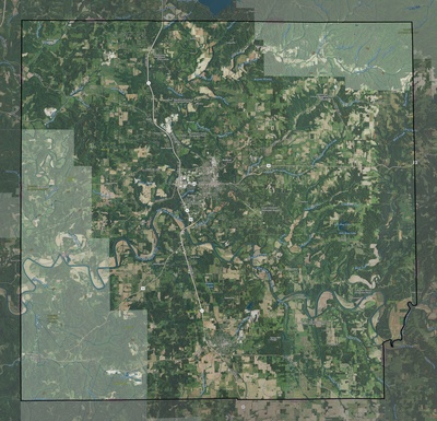 Lawrence County IN USGS imagery and topo map