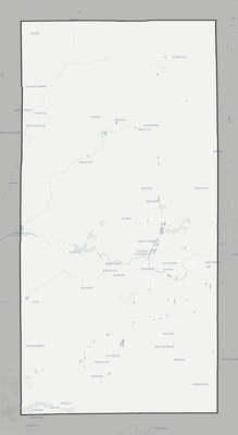 Madison County IN county basemap context