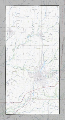Madison County IN USGS topo map