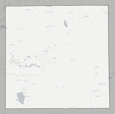 Marshall County IN county basemap context