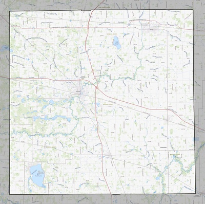 Marshall County IN USGS topo map