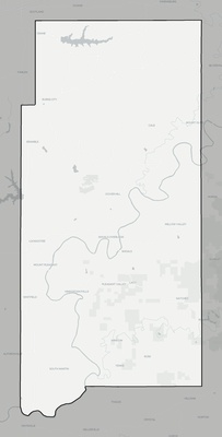 Martin County IN county basemap context
