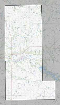 Miami County IN USGS topo map