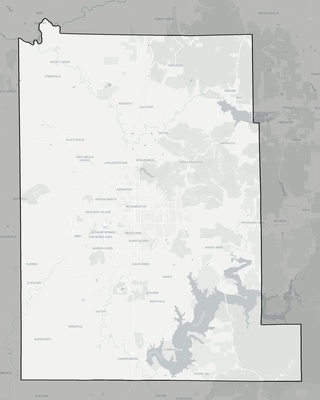 Monroe County IN county basemap context