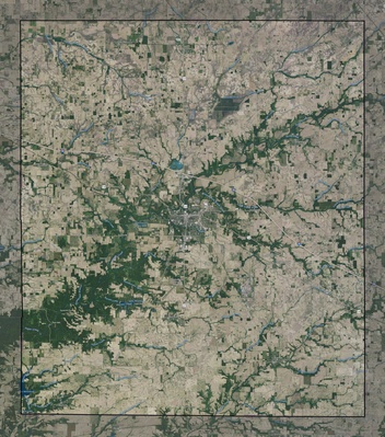 Montgomery County IN USGS imagery and topo map