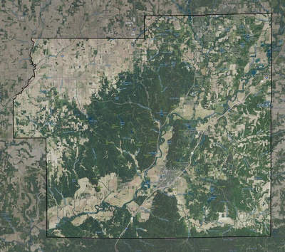 Morgan County IN USGS imagery and topo map