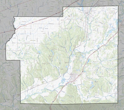 Morgan County IN USGS topo map