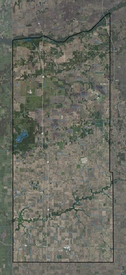 Newton County IN USGS imagery and topo map