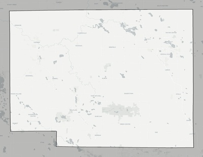 Noble County IN county basemap context
