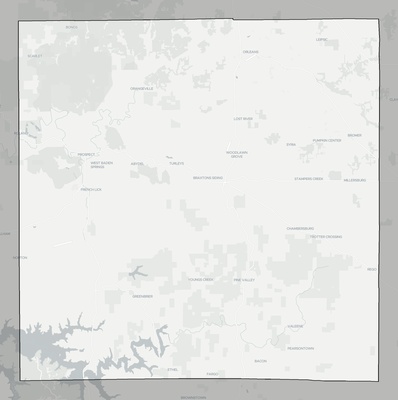 Orange County IN county basemap context